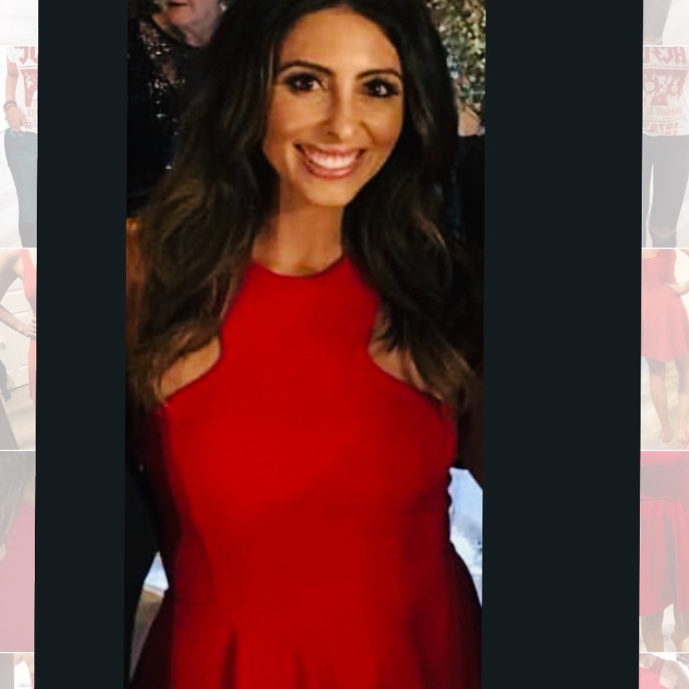 Windsor Red Skater Dress